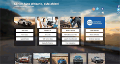 Desktop Screenshot of kohlerauto.com